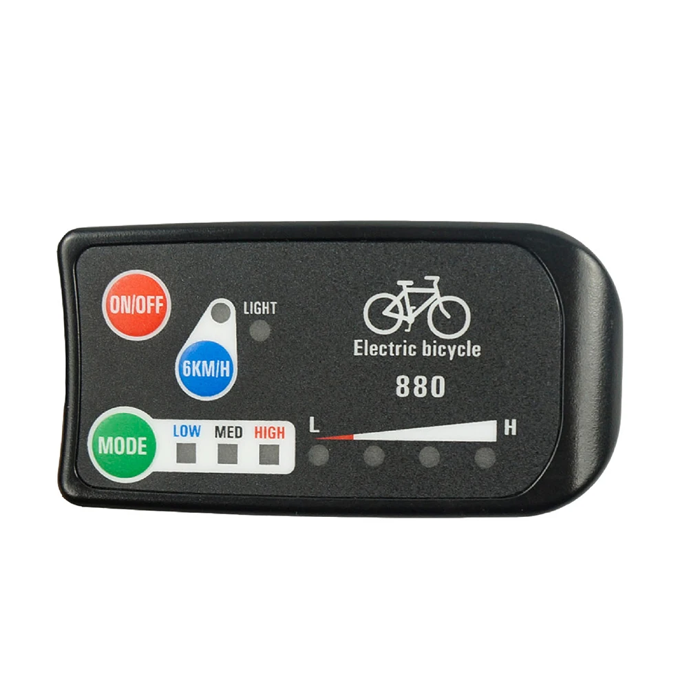 Electric Bicycles 36V 48V Intelligent KT LED880 Display ebike LCD Bike Control Panel Waterproof Option