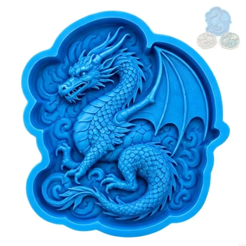 Decorative Garden Paver Casting Mold, Flexible Relief Cavity for Cement or Plaster Yard and Landscape Display Projects KXRE