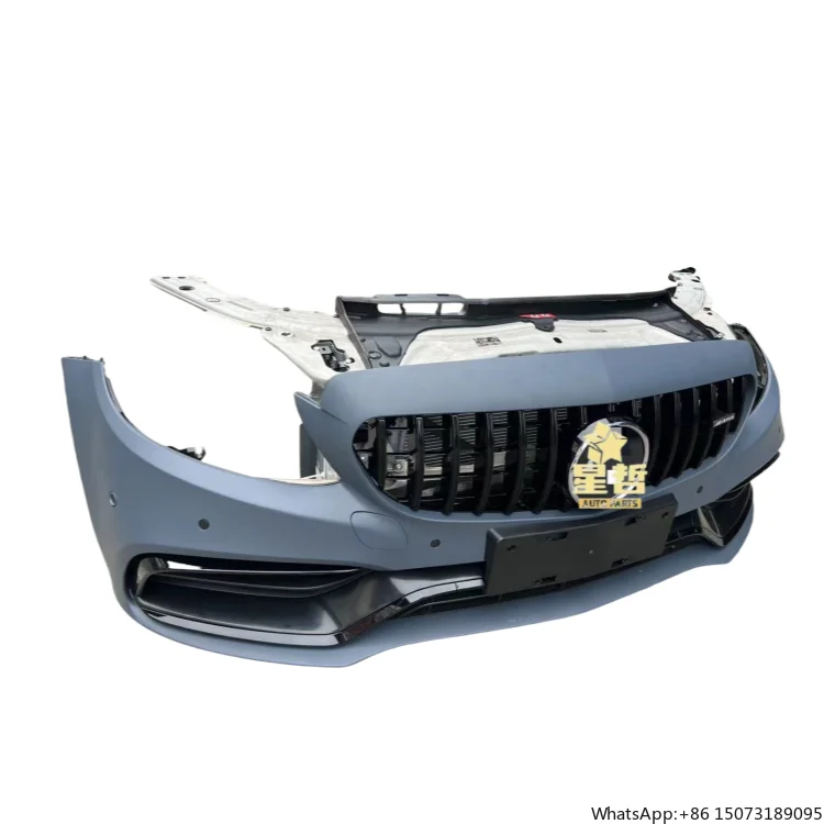 

Высокое качество, новый передний бампер из АБС-пластика для C-Class W205 205, замена автозапчастей