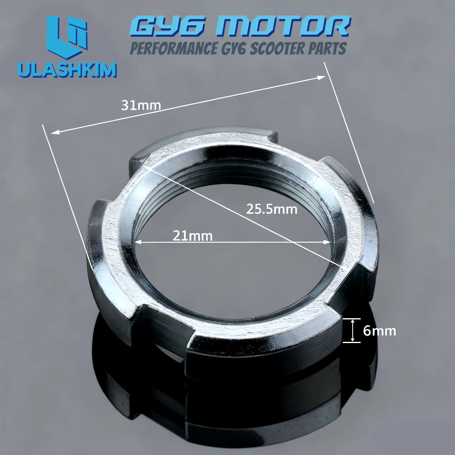 GY6 125/150 starter plate locking nut overtakes clutch backlash screw 125 crankshaft screw