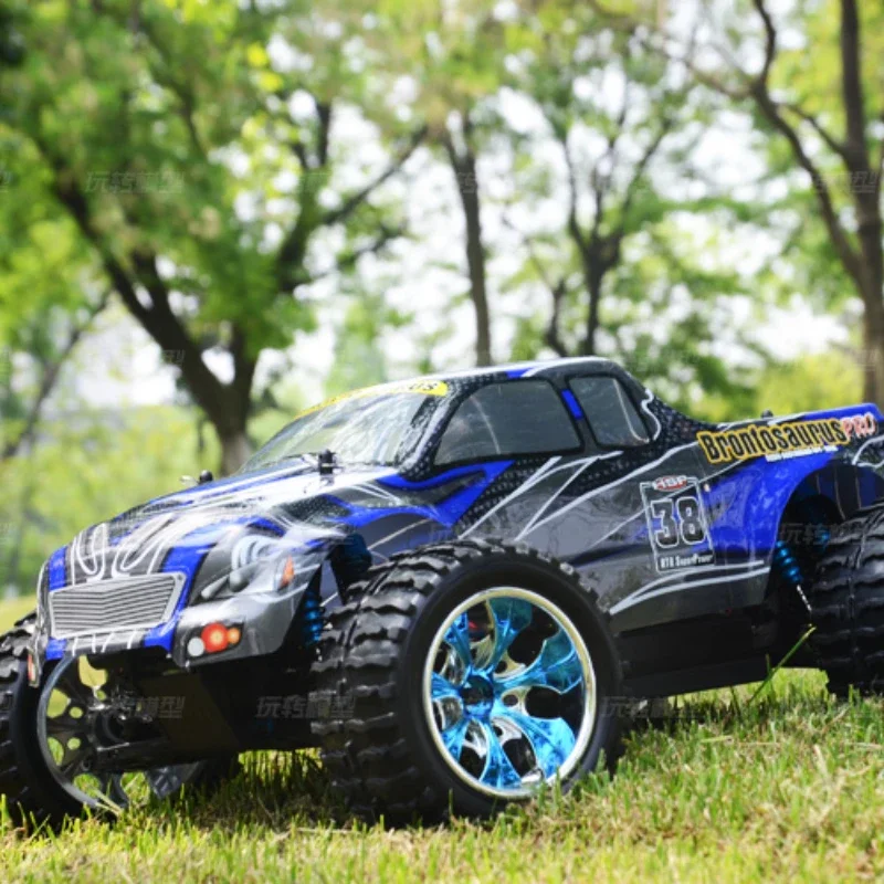 HSP RC Car 1/10 Gasoline Gas Petrol Powered Buggy Truck 4WD Oil-powered Off-road Climbing Vehicle High-speed Fuel Model Toys