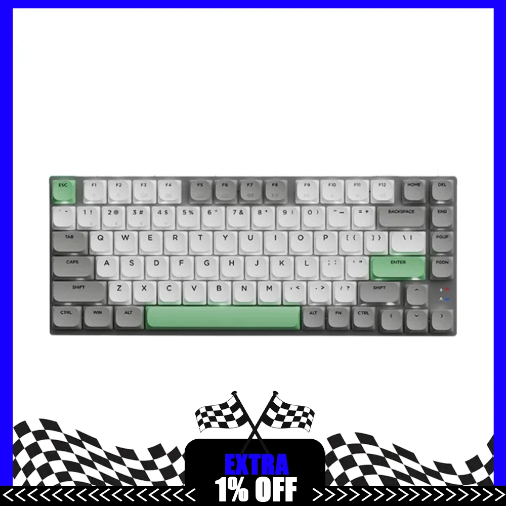 James Donkey S1 2.0 Wireless Keyboard Non Inductive Delay E-sports Keyboard Self Developed Web Page Driver PC Accessories Gifts