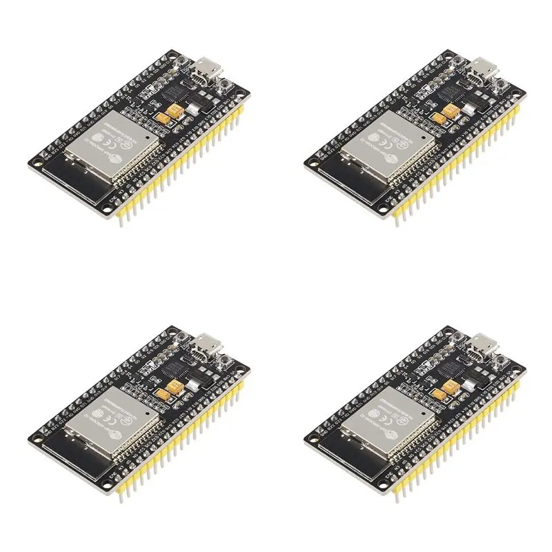 

A99E-4PCS ESP32 Development Board Wifi+Bluetooth Ultra-Low Power Dual Core Specification Model ESP32 38Pin CH9102