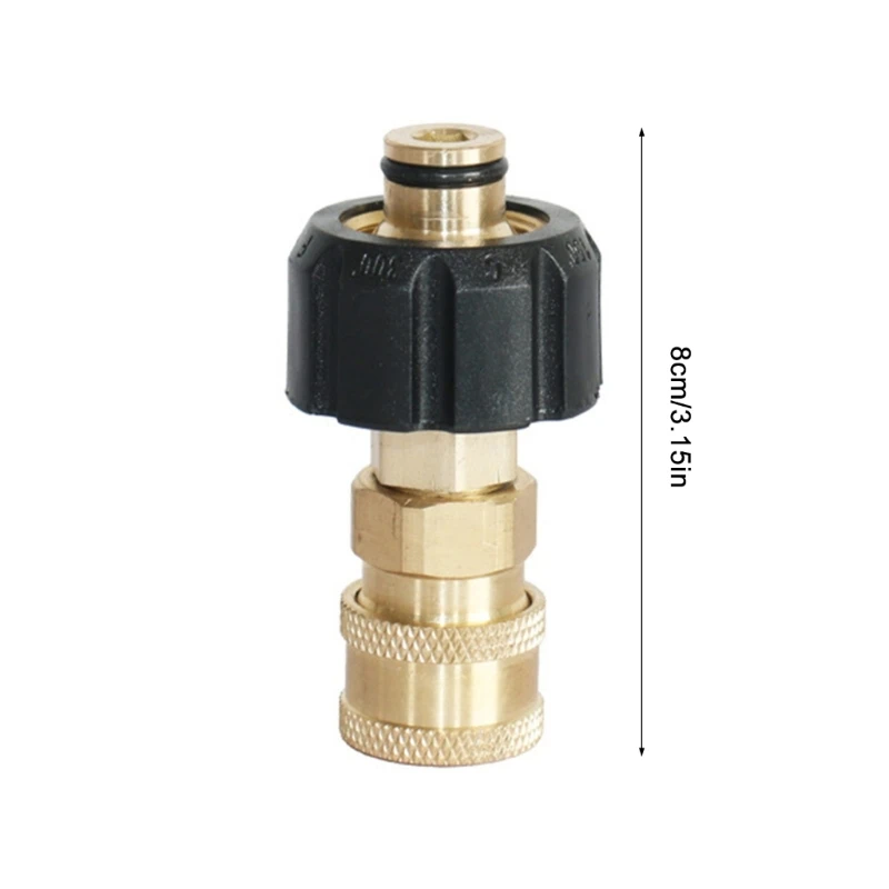 14mm Female Garden Hose Connector 1/4 Thread Garden Hose Adaptor Versatile Garden Hose Connector For Pressure Washer Tool KXRE