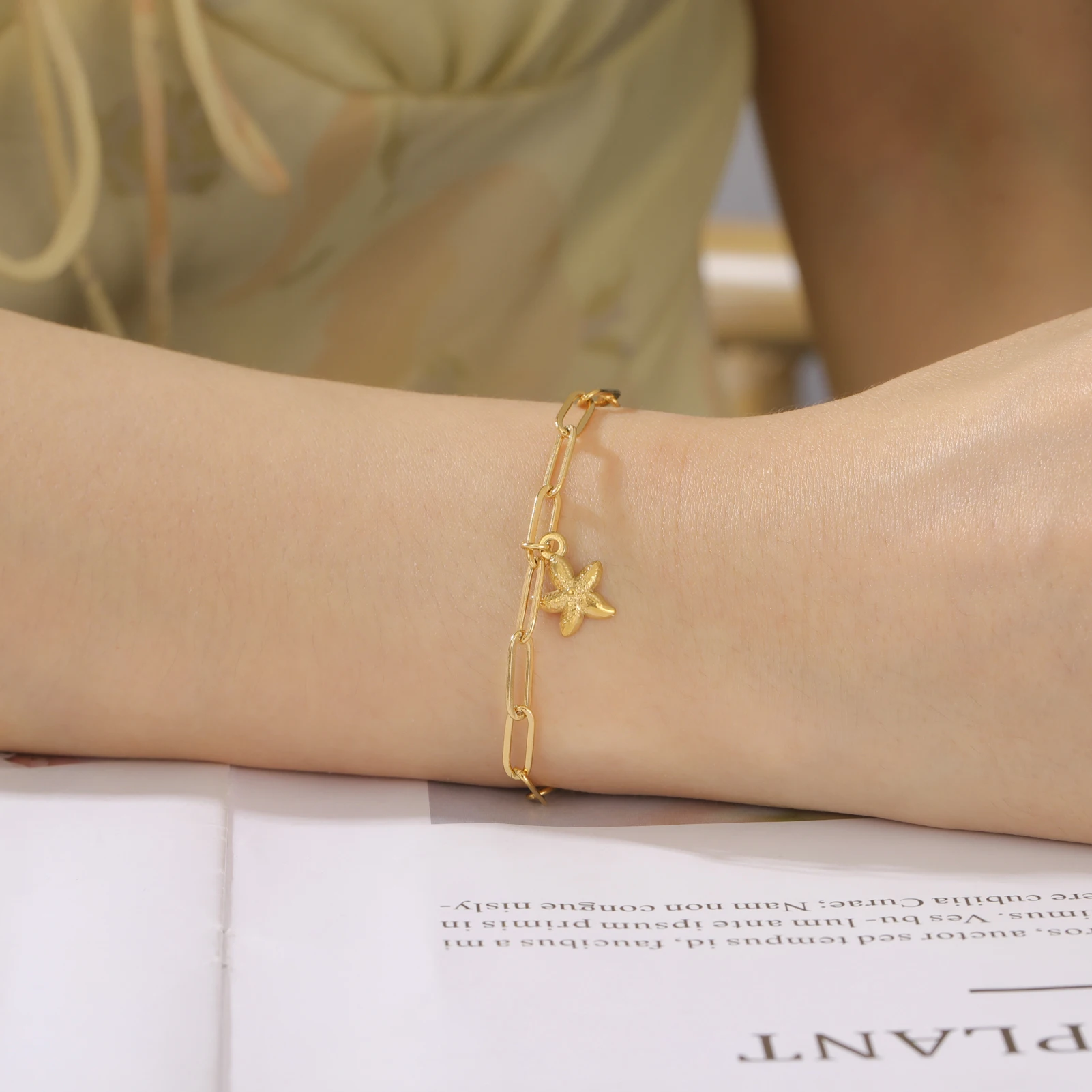 سوار بقشرة نجم البحر بوهيمي للنساء ، الفولاذ المقاوم للصدأ ، الصيف ، المحيط ، الشاطئ ، قلادة ، مجوهرات ، هدية حفلات