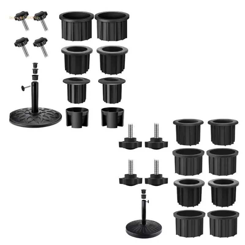 

12Pcs Umbrellas Stand Parasols Base for Sunshades Cast Iron Stability for Outdoors Dropship