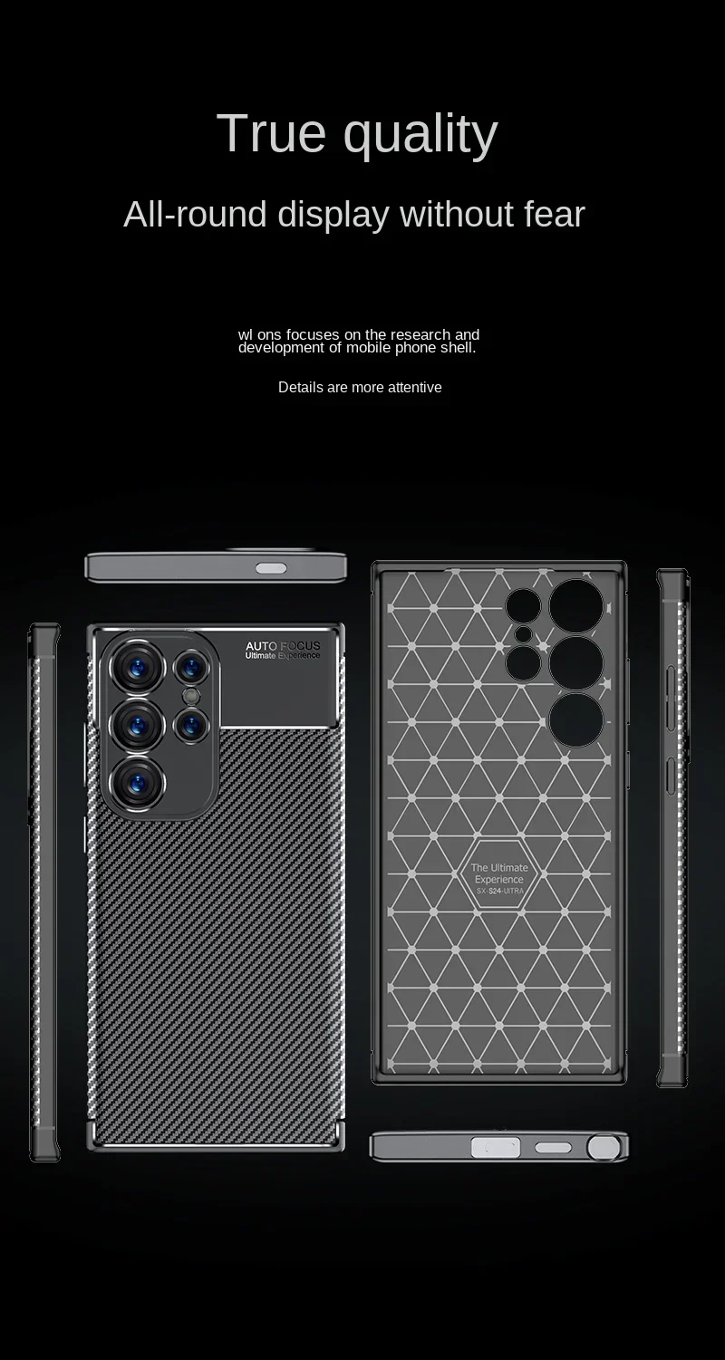 Weiche Silikon Schwarze Handyhülle für Samsung Galaxy S26/S24/S25/S23 FE/Ultra/Plus A35/A25/A05S/A55/A06/A16/A26/A36/A56 Cover – Detail 11