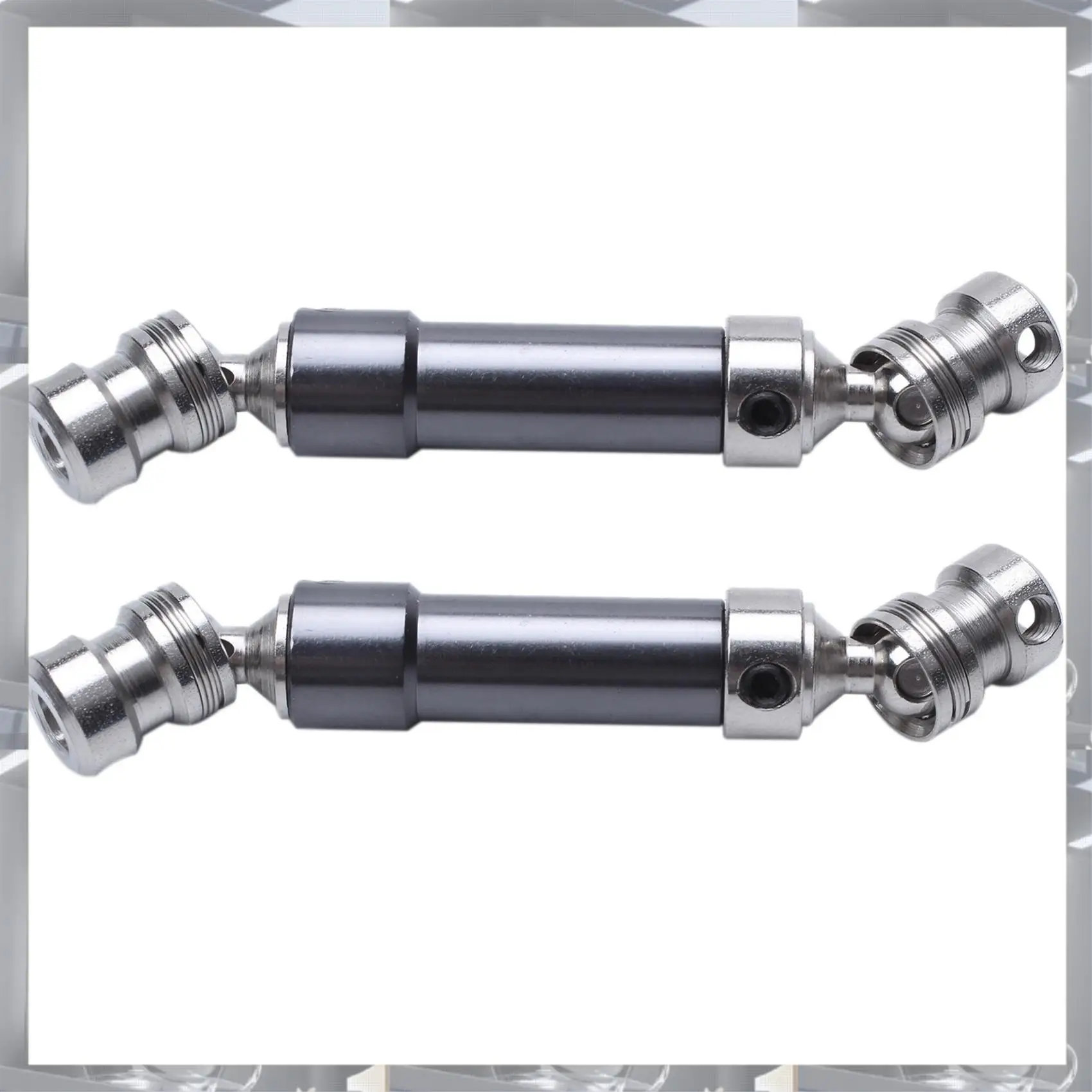 A84F-2Pcs Metal Rear Center Drive Shaft CVD Transmission Shaft For 1:12 Wltoys 12428 12423 RC Car