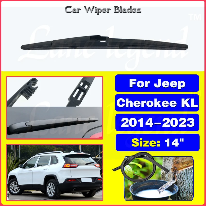 

Car Wiper Blade Rear Back Window Windscreen Windshield Wipers For Jeep Cherokee KL 2014 - 2023 Auto Accessories 14"