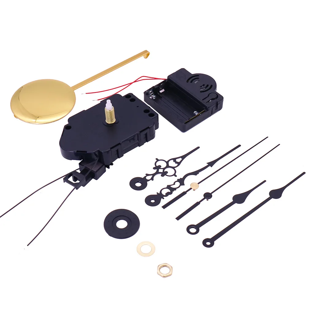 CLCUV Quartz Pendulum Movement DIY Wall Repair Parts,DIY Mechanism Pendulum Movements Replacement Chime Music Box Wall Clock