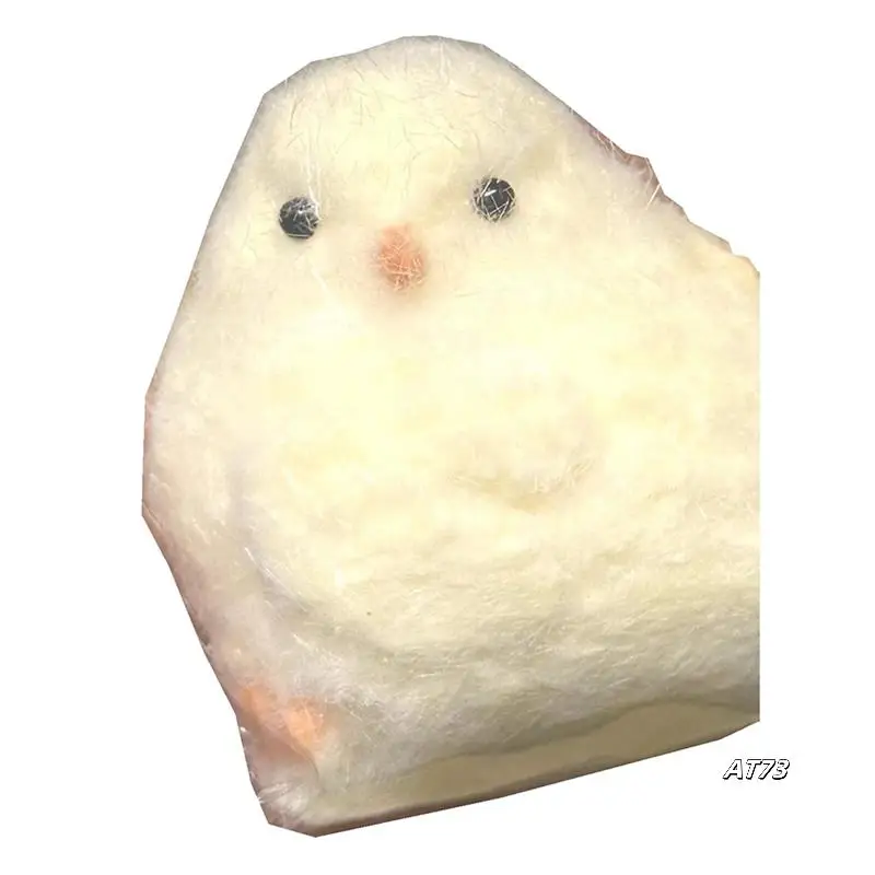 Keai Buatan Tangan Menggaruk Dan Menggosok Hadiah Ayam Silikon Ayam Kuning Kecil