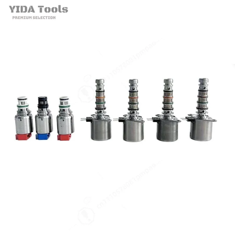 Remanufactured Transmission Solenoid Kit 7 Pcs Fit CT25 Automatic Gearbox Solenoid Valve Set Replacement Spare Part