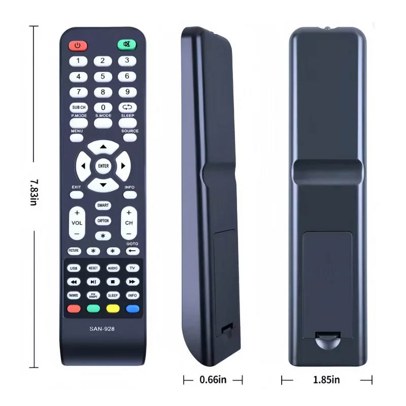 Remote Control for Sanyo TV SAN-928 DP50740 DP46840 DP37840 DP55360 DP42840