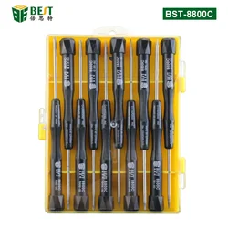 BST-8800 Precision Multi-purpose Magnetic 10 in1 Screwdriver Set for iPhone SamSung Repair Open Tool Screwdriver Kit