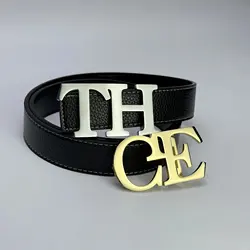 Fashion Custom Name Belt Buckle Personalised Initial Letter Belt Buckle Customized Exclusive Logo Couple Gifts