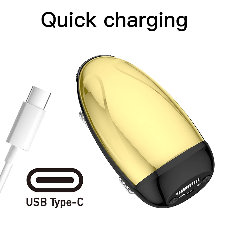 

Barber Massager Cordless Handheld Heat Massager USB Charging Vibration Head Massage Professional Men's Barberology Massager