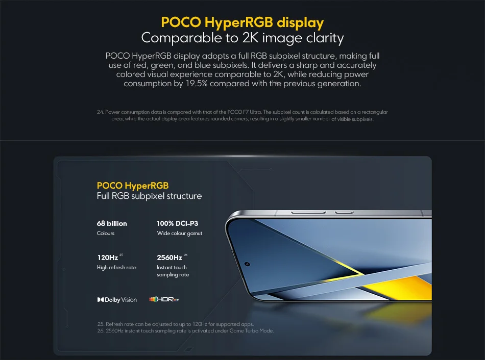 POCO F8 Ultra Global Version Smartphone Snapdragon 8 Elite Gen 5 50MP 6.9" 120Hz display 6500mAh battery