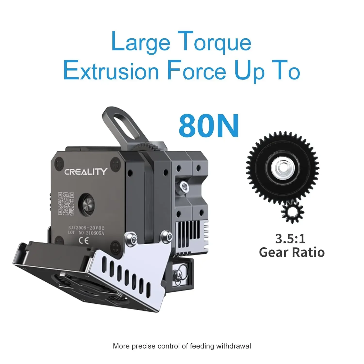 CREALITY Sprite Extruder Pro جميع المعادن المزدوجة 3.5:1 تصميم تغذية التروس أجزاء ترقية الطابعة ثلاثية الأبعاد لـ Ender-3 S1 CR-10 Smart Pro #4