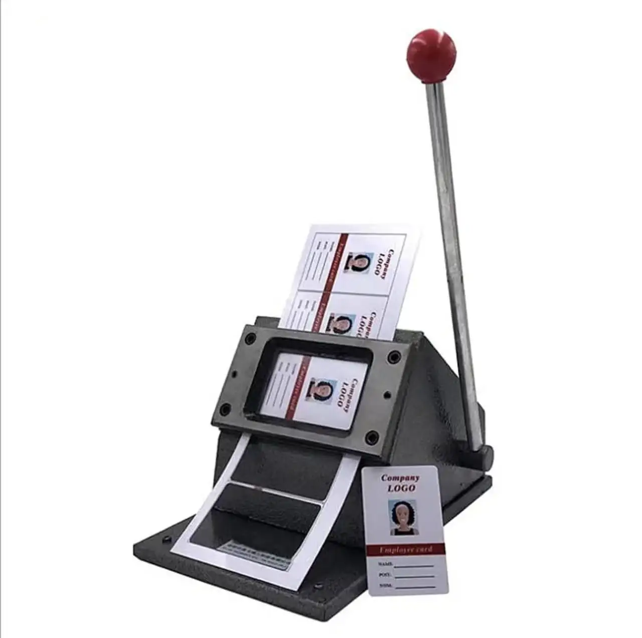 

High Quality Wholesale Manual ID Badge Credit PVC Paper Business Card Die Round 86 X 54mm Corner Cutter Heavy Duty Punch Machine