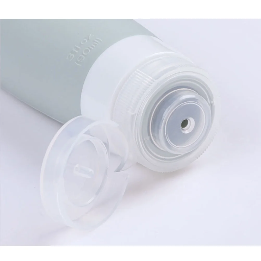 

4pcs Silicone Subpackaging Bottles 60Ml Empty Refillable Portable Storage Containers For Lotion Liquid Travel Outdoor