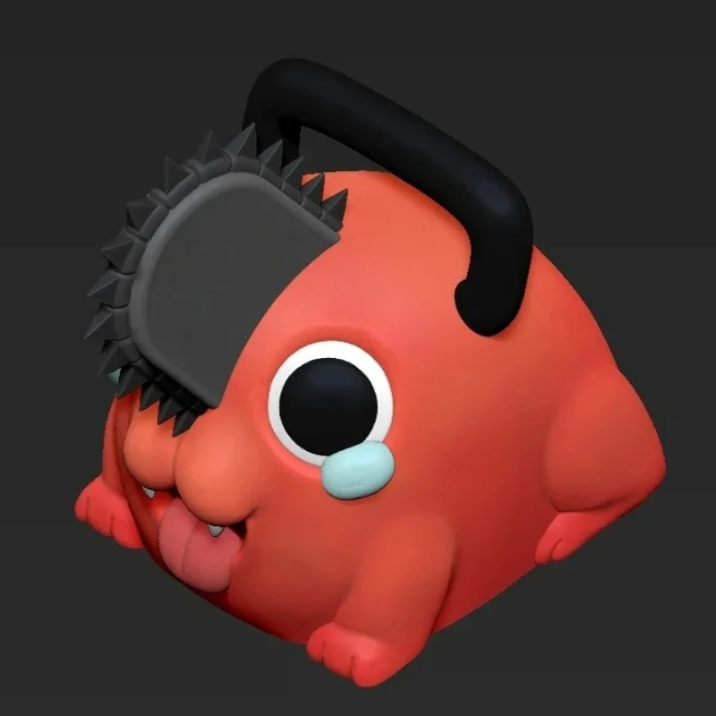 

Бензопила человек Pochita Power DIY персонализированная клавиатура из смолы двумерная Q Edition индивидуальная механическая клавиатура подарки для косплея