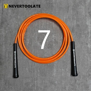 直径7mmのPVCロープ220グラム3.2メートル15.5cm,長さのハンドル,ジャンプスキップ,フィットネスネバーツール