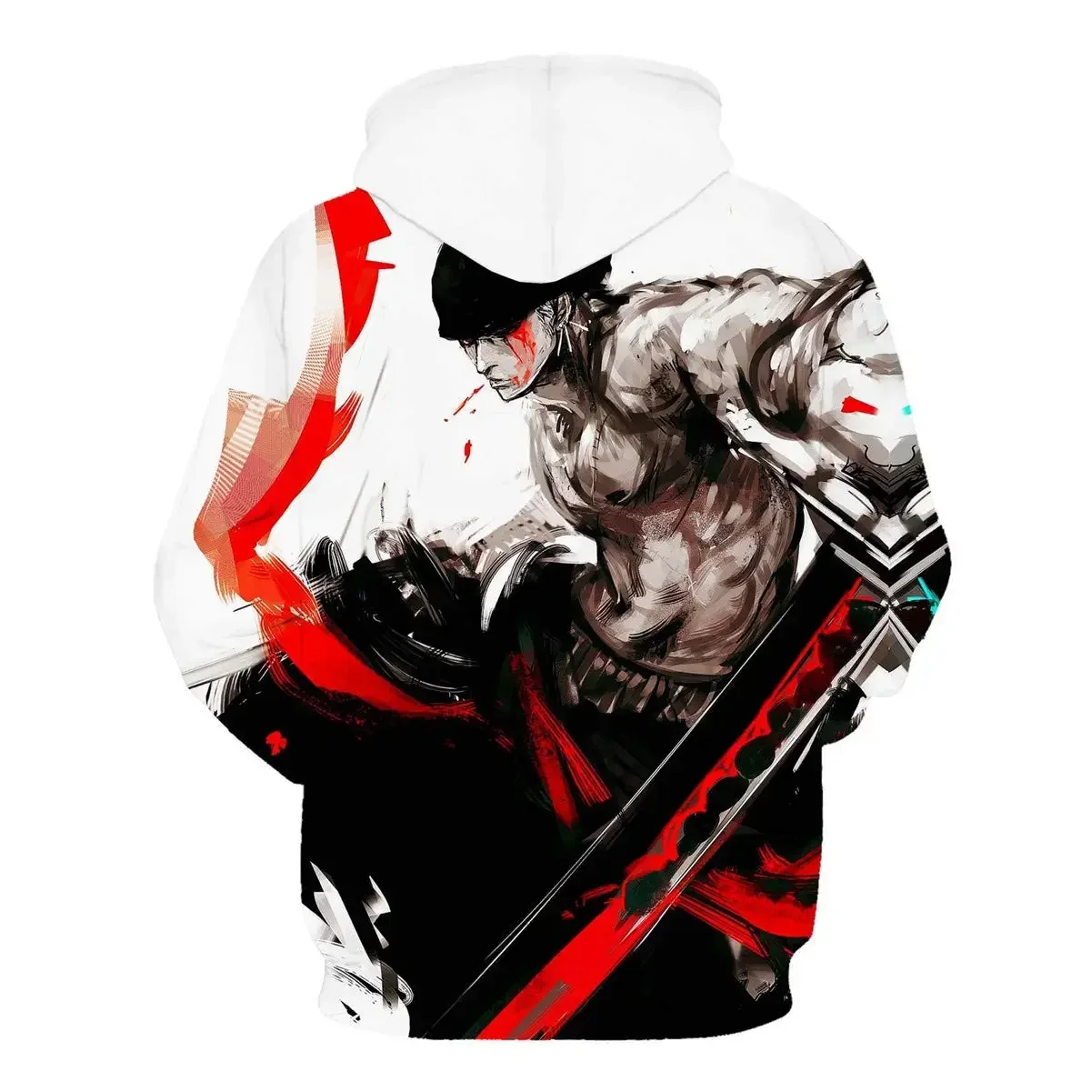 New Cartoon One Piece Roronoa Zoro 3D Hoodies Men  Fashion Casual Cosplay Costume Funny Spring Streetwear Sweatshirt  Jacket