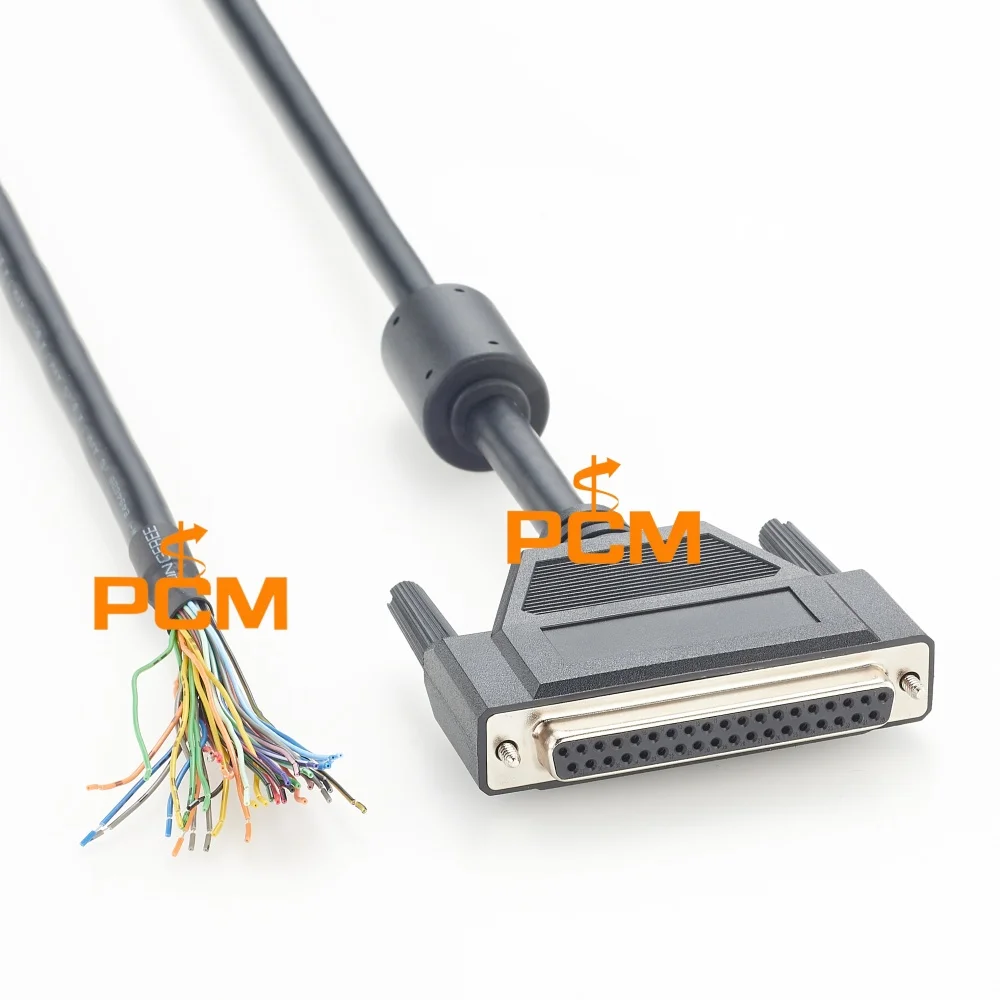 37-poliges DB37 Buchsenstecker auf Abisolierter Draht Kabel D-Sub Schnittstellen-Breakout-Kabelbaum für Industrielle Geräte-Steuerungssysteme – Detail 2