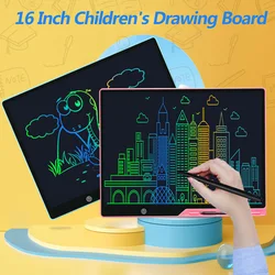 16-Inch LCD Drawing Board 3 Year Old Toys For Kids USB Charging Doodle Writing Tablet Electron Handwriting Pad  Children Gifts