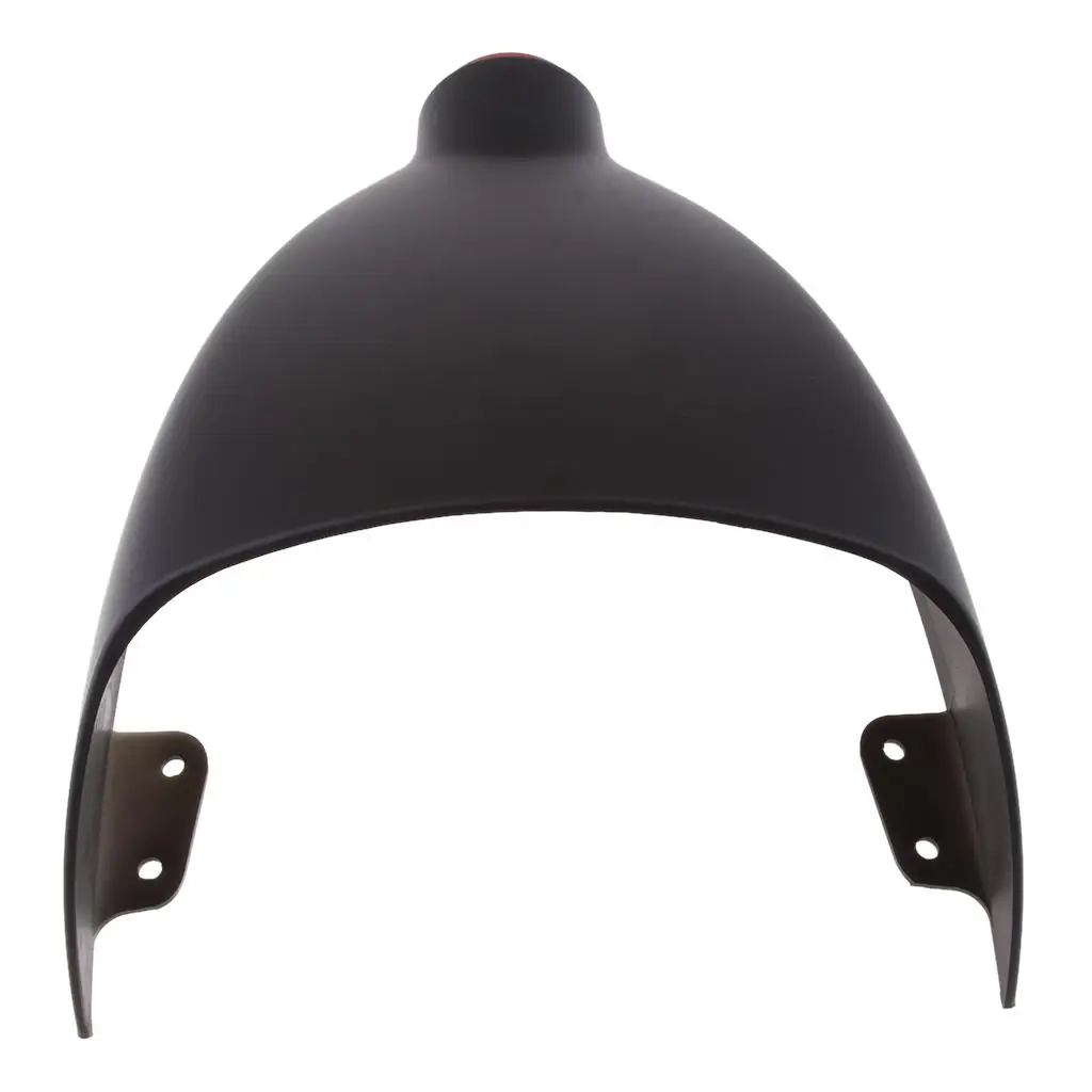 

Motorcycle Rear Seat Cowl Cover with LED Light Lamp for Cafe Racer - Matt Black