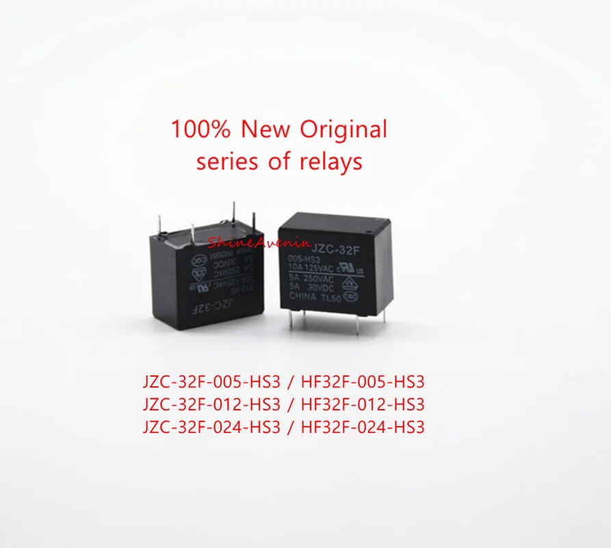 15pcs  HF32F-005-HS3  HF32F-012-HS3  HF32F-024-HS3  HF32F-005-ZS3  HF32F-012-ZS3  HF32F-024-ZS3 Original relay