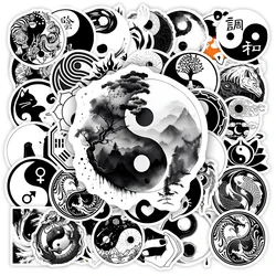 Yin Yang Stickers Chinese Taoism Zen Balance DIY Toys Decorative Decal for Scrapbook Journal Laptops Bottle Luggage Waterproof