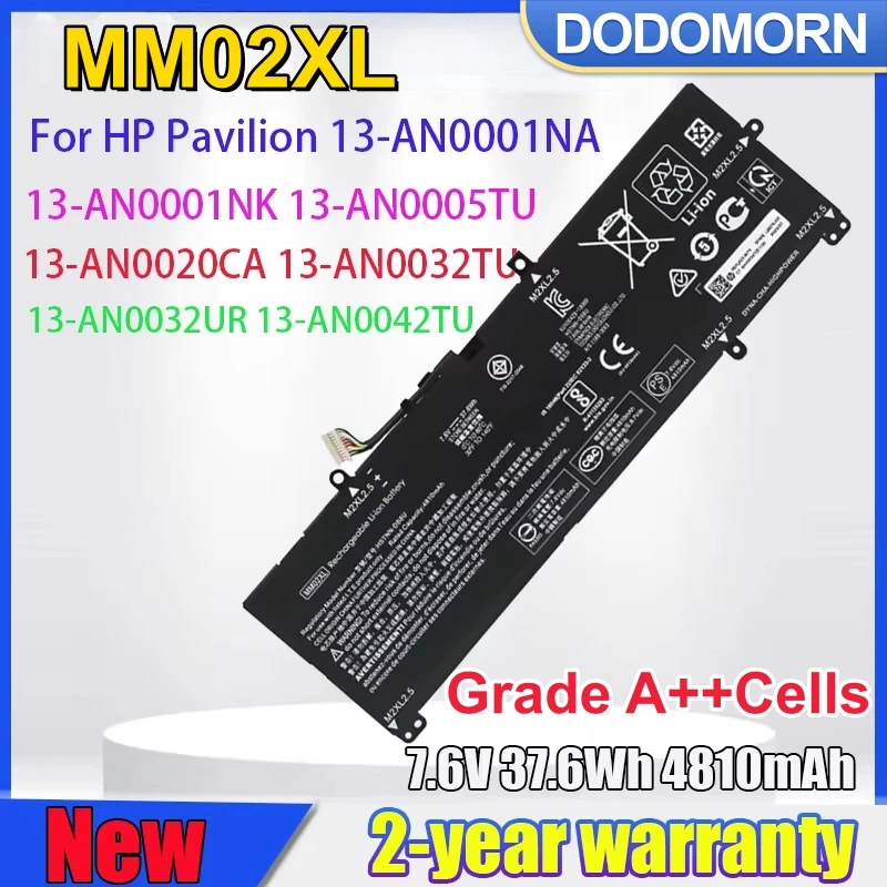 

High quality MM02XL Battery For HP Pavilion 13-AN Series L28076-005 HSTNN-IB8Q TPN-Q214 Replacement Battery