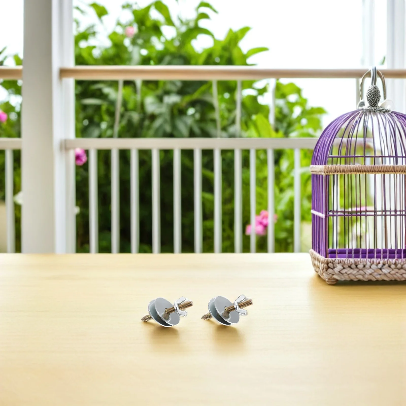 

24Sets Bird Cage Fitting Screws: Universal Fix Screws Nuts for Aviary Habitat Assembly Metal Hardware Included