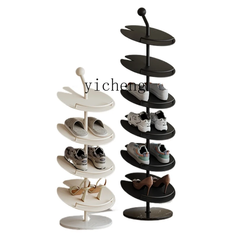 ZK Household Lotus Leaf Shoe Rack Entrance Living Room Shoe Cabinet Multi-Layer Shoe Rack Simple living room decoration