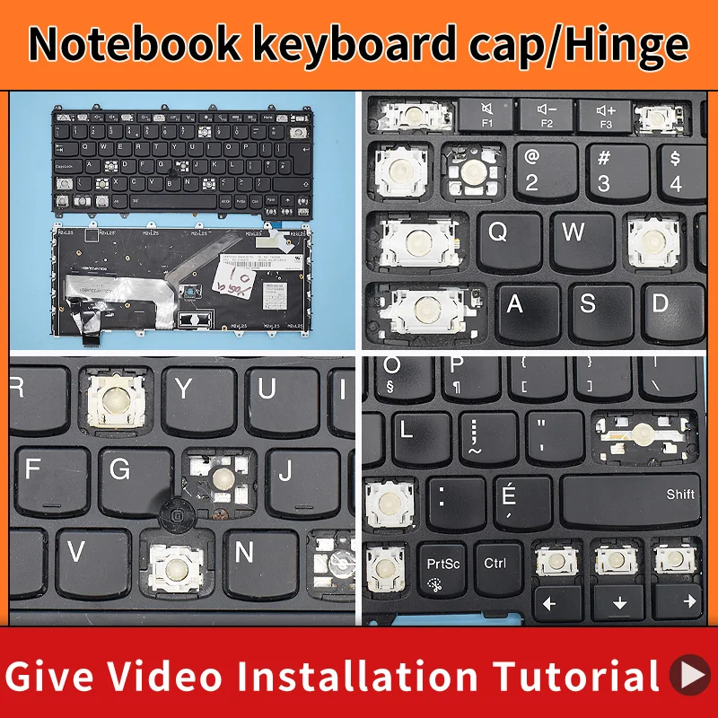 

Replacement Original Key Cap Hinge For Lenovo Yoga 260 Y370 X380, Thinkpad S1 Yoga 4th Yoga 370 Y260 Laptop Keyboard KeyCap