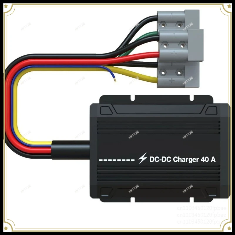 12V 24V DC To DC Charger 25A 40A RV Campervan Trailer Solar Battery Charger