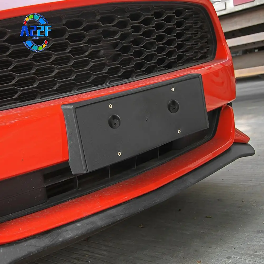 

A22F-автомобильный передний бампер, держатель номерного знака для Ford Mustang 2015 2016 2017 2018 2019 2020 2021 2022, аксессуары