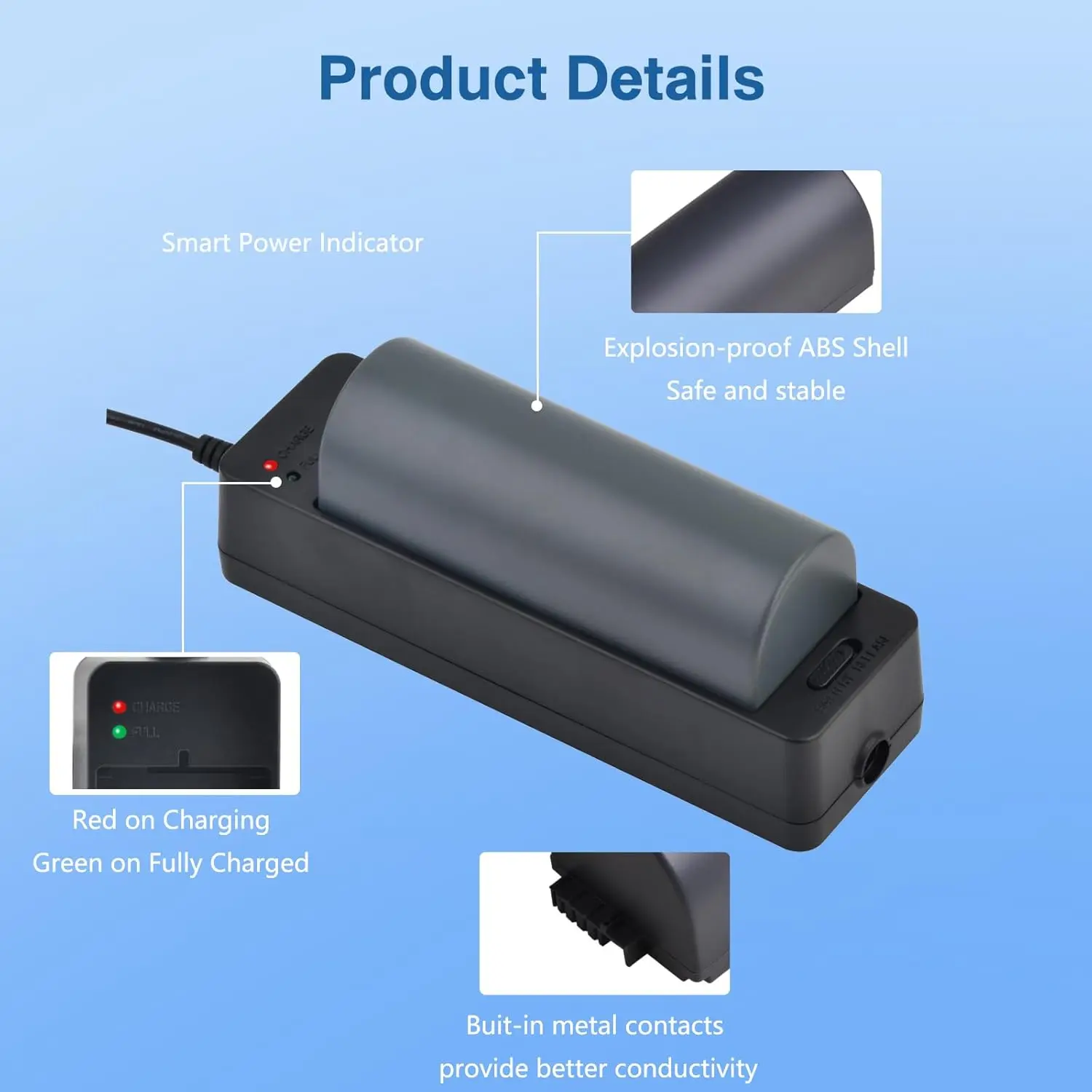 UWayor 2280mAh NB-CP2L NB-CP1L Battery and Charger Adapter for Canon Photo Printers SELPHY CP1500, CP1300, CP1200, CP910, CP900 view 6