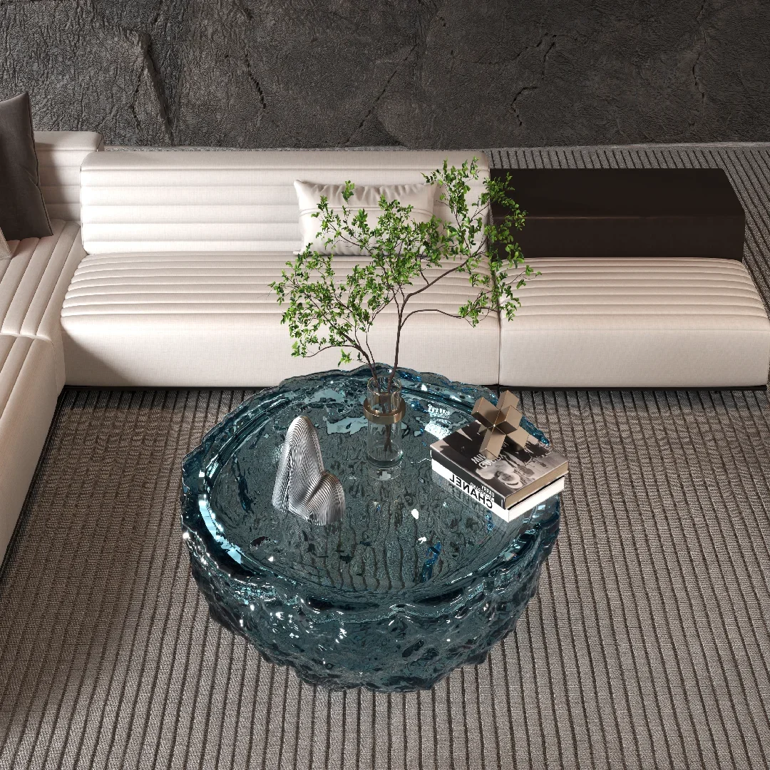 Le increspature dell'acqua blu sono adatte per ville/appartamenti con dimensioni e colori personalizzabili