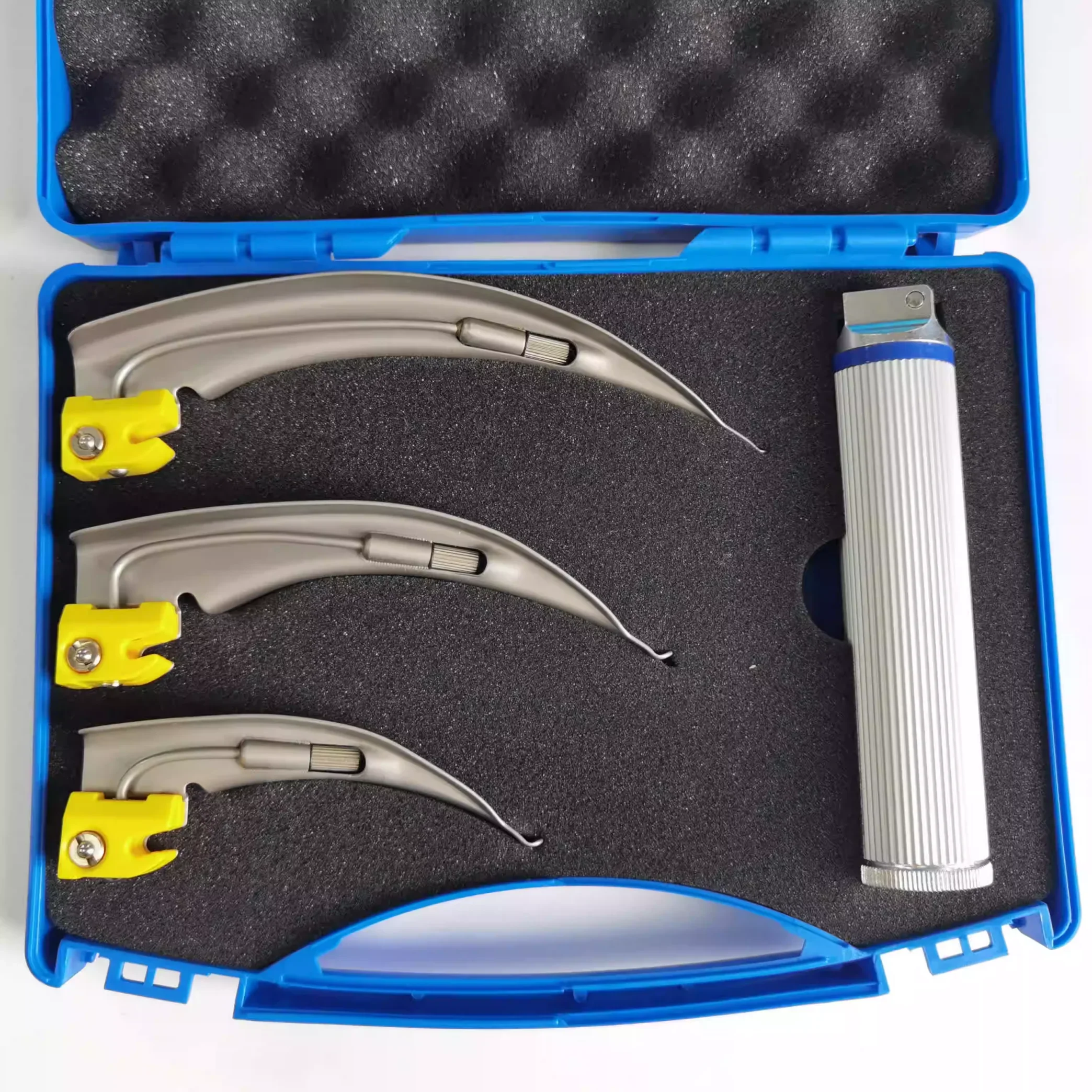 Laryngoscope price per set Adult and Pediatric LED Light Buld Flexible Handle Laryngoscope with Different Blades Choose
