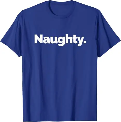 Naughty Pun TICE Nits T-Shirt, Y2k mit dem Aufdruck „Naughty“ und lustigen grafischen Buchstaben, Humorvolles Kurzarm-Shirt aus weicher Baumwolle – Detail 9