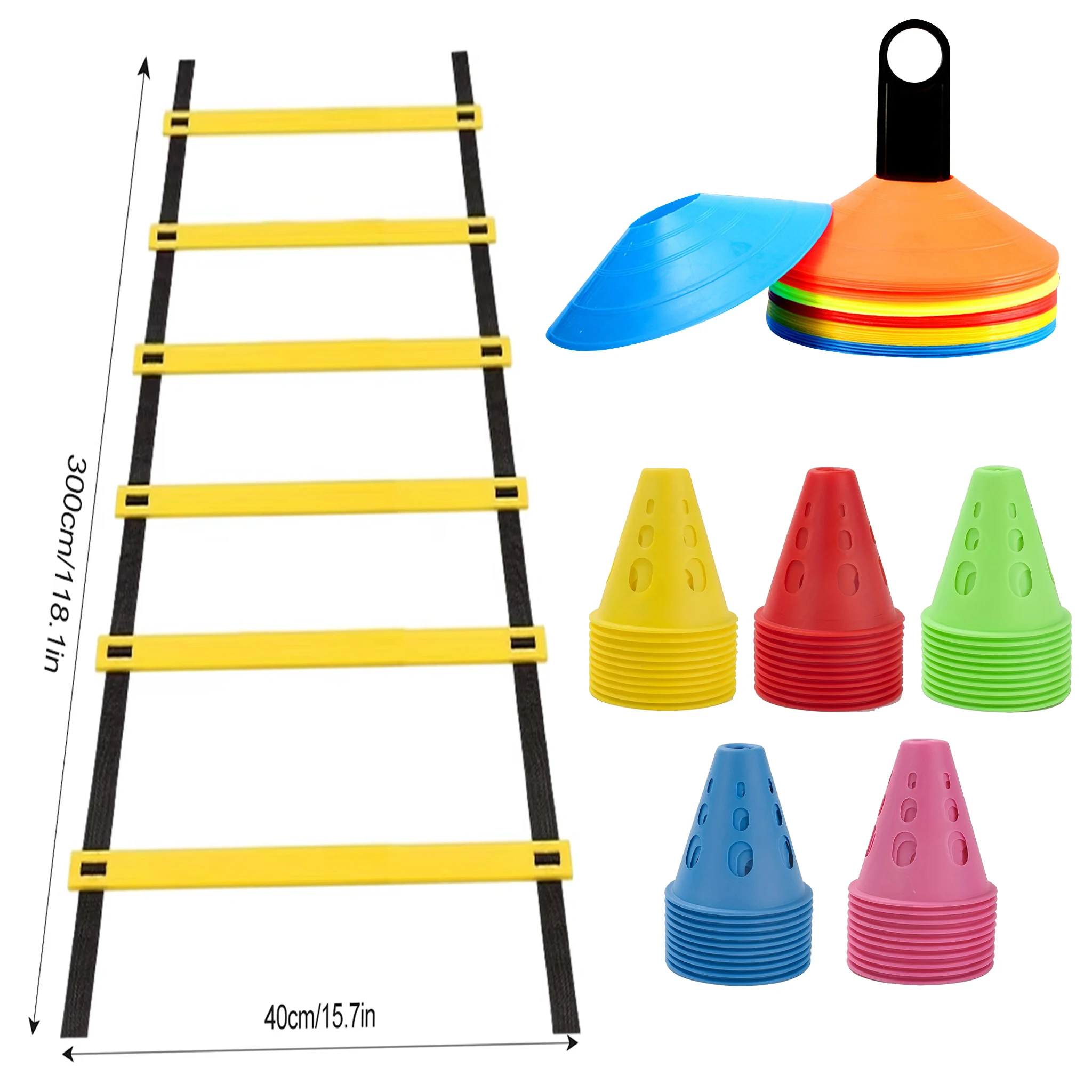 Rollschuh-Stapel, flache Blumen-Stapel-Marker, Beweglichkeit, Geschwindigkeit, Leiter, Beweglichkeitstraining, Marker, Fußball, Hindernis, winddichte Straßensperre
