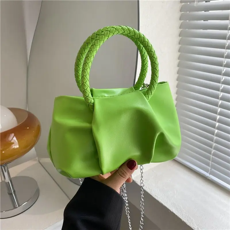 Bianco nuova donna borsa a tracolla moda PU PVC ragazza tendenza borse da donna borsa custodia cosmetica borse Tote borsa a mano da donna per le