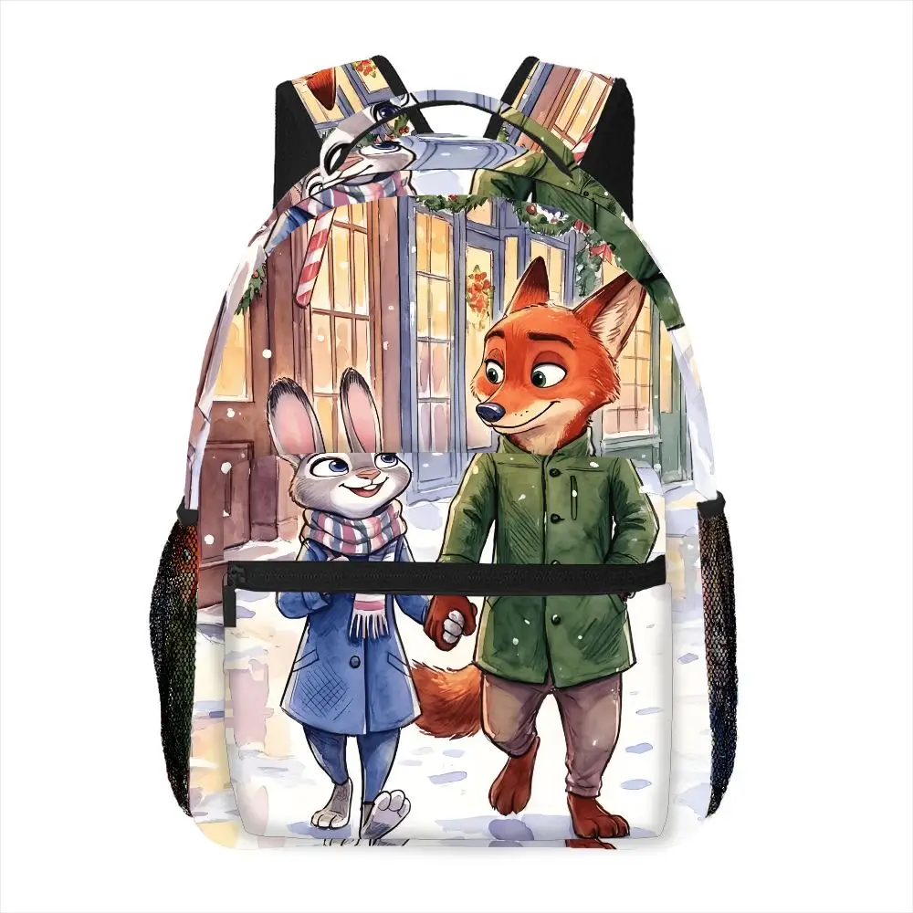 

Рюкзак Disney Judy Hopps Nick Wilde Zootopia, 1 шт., повседневная сумка, большая вместимость, высококачественный подарок, персонализированный, для повседневного использования