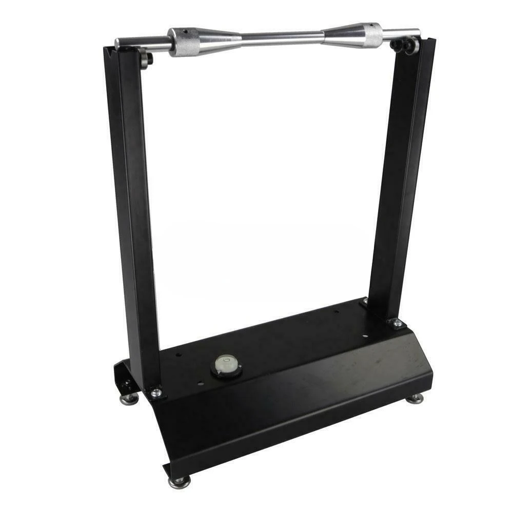 

Motorcycle Tire Wheel Balancer Rim Truing Stand Black New High Quality