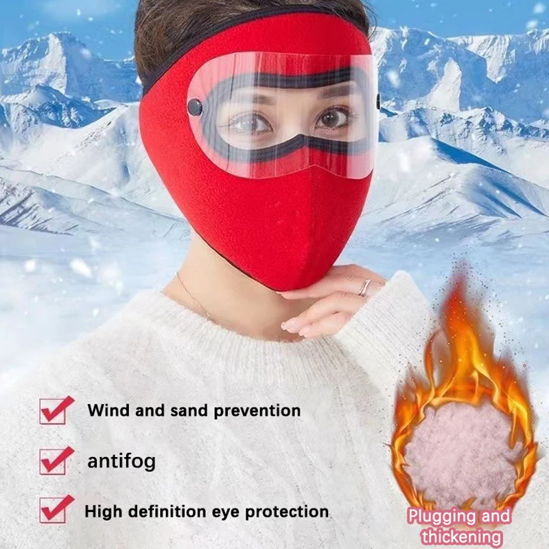 กีฬากลางแจ้ง Balaclava หมวกอุ่นฤดูหนาวขี่จักรยานหน้ากากใบหน้า Windproof ผู้ชายผู้หญิงสําหรับเล่นสกีสโนว์บอร์ดรถจักรยานยนต์