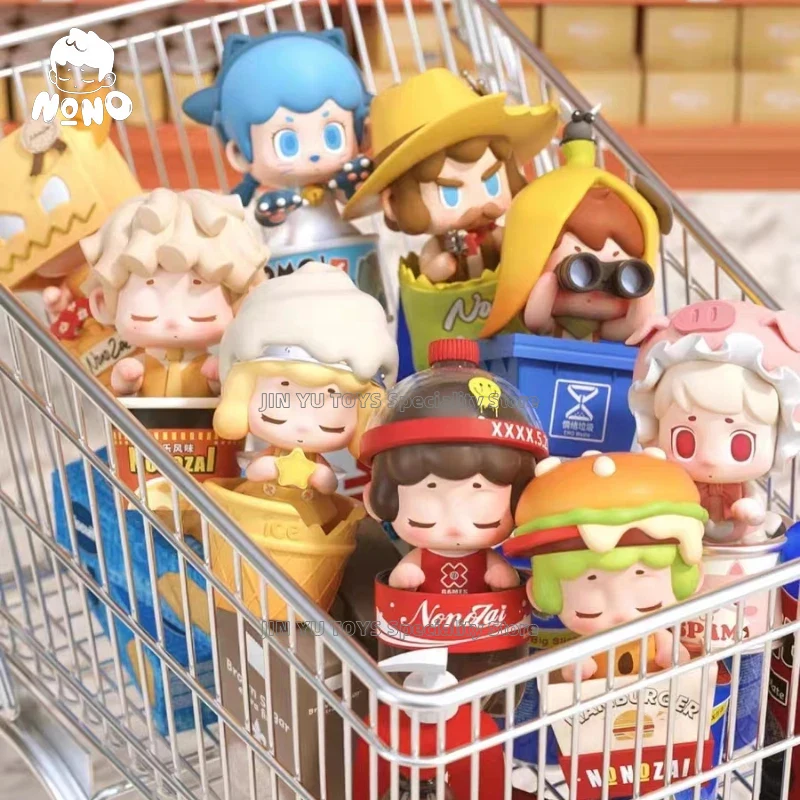 neneさん×unichocoさんコラボ 9種セット 新品未使用品 NONO Snack Party Series Blind Box Cute Anime Action Figure