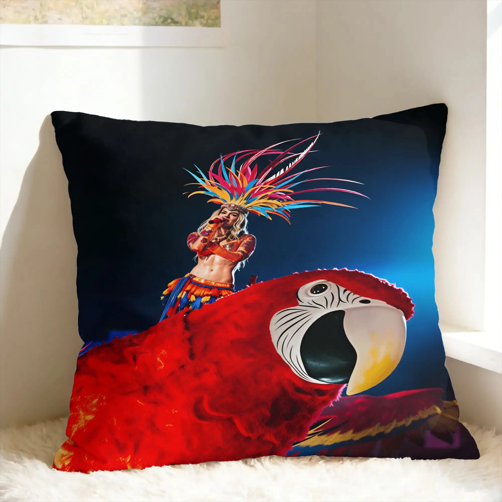 Pillow Cover Karols G Tropicoqueta Tour 2026  Novelty Pillow Case For Sofa Bedroom Home Decor Pillowcases
