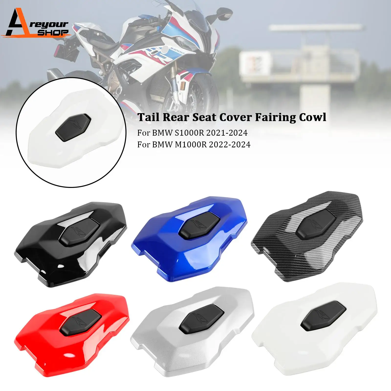 Areyourshop Staart Achterbank Cover Kuip Cowl Voor BMW S1000R 2021 2022 2023 2024 M1000R 23-24